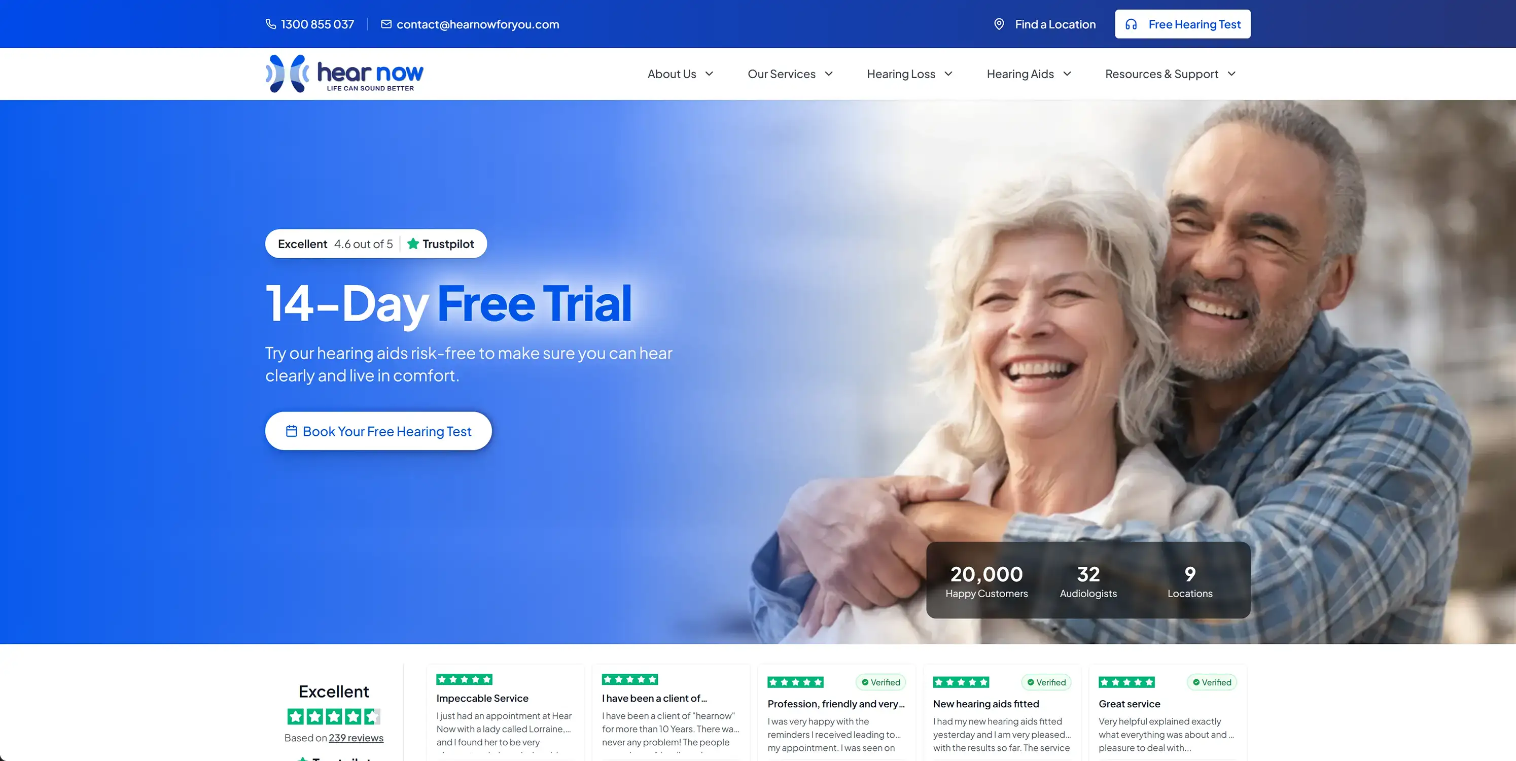 HearNow website